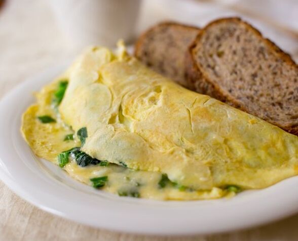 steamed omelet for pancreatitis